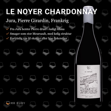2023 Chardonnay, Le Noyer, Jura, Pierre Girardin, Frankrig
