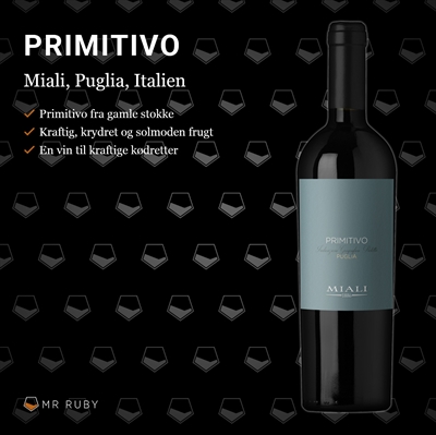 2019 Primitivo, Miali, Puglia, Italien