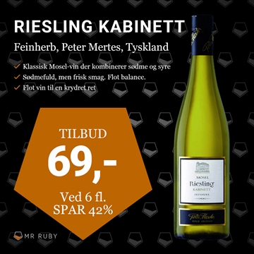 2022 Riesling Kabinett Feinherb, Peter Mertes, Mosel, Tyskland