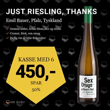 2020 Just Riesling for me thanks, Emil Bauer, Pfalz, Tyskland
