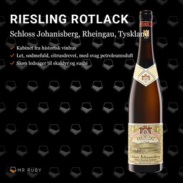 2019 Riesling Rotlack Kabinett, Schloss Johannisberg, Rheingau, Tyskland