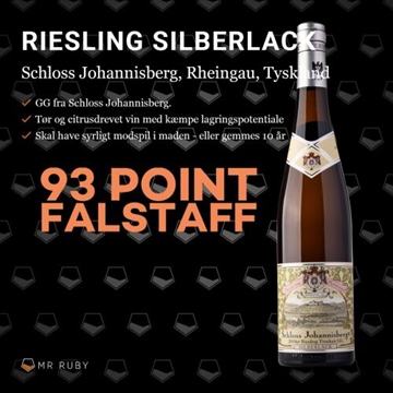 2019 Riesling Silberlack, Schloss Johannisberg GG, Rheingau, Tyskland