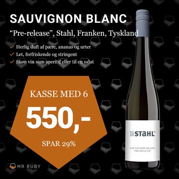 2020 Sauvignon Blanc "Pre-release", Stahl, Franken, Tyskland